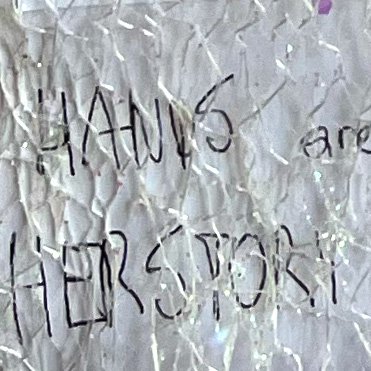 "My hands, her story"