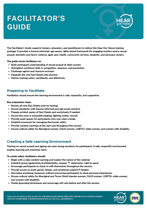 cover of the Facilitator’s Guide